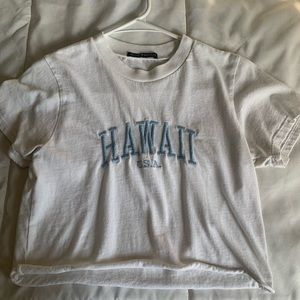 brandy melville embroidered hawaii tee